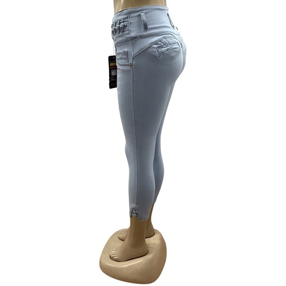 Franka Colombian Butt Lifting Capri Jean FR007 New With Tags - Picture 5 of 6